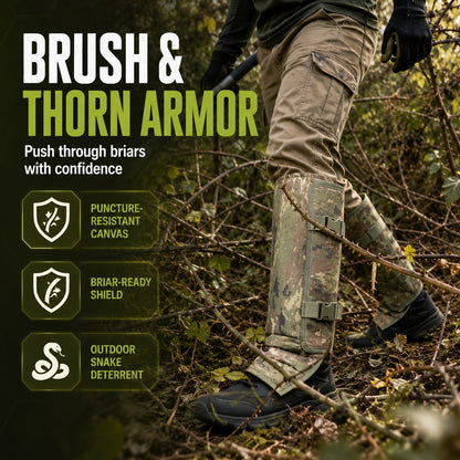 🦾Heavy-Duty Armored Leg Gaiters & Gardening Shin Guards