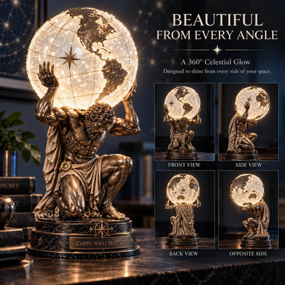 Atlas Illuminated World Sphere Lamp🌍