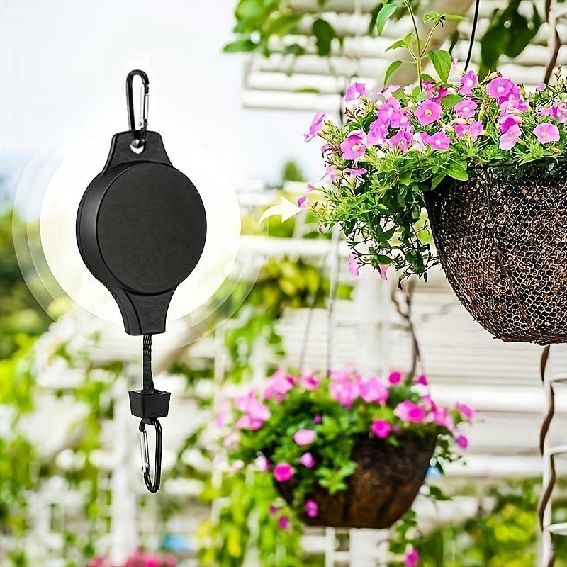 🌸 Buy one get one free 🌸Plant Pulley Set for Garden Baskets Pots, Birds Feeder🐦