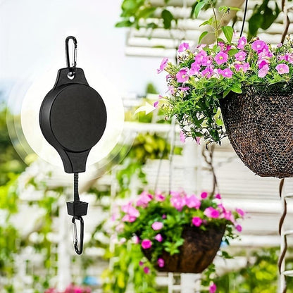 🌸 Buy one get one free 🌸Plant Pulley Set for Garden Baskets Pots, Birds Feeder🐦