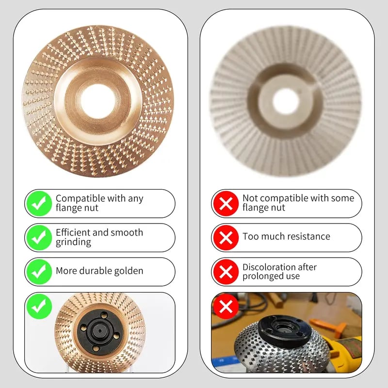 💪PRO-GRADE WOOD GRINDING DISC