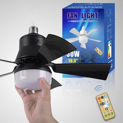 ⏳LIMITED TIME SALE 50% OFF🌀40W LED Ceiling Fan Light – 20.5” Ultra-Quiet with Remote 🎯 | E27 + FREE B22 Adapter 🔌 | For Bedroom 😴, Kitchen 👩‍🍳 & Garage 🛠️ – UK Ready! 🇬🇧