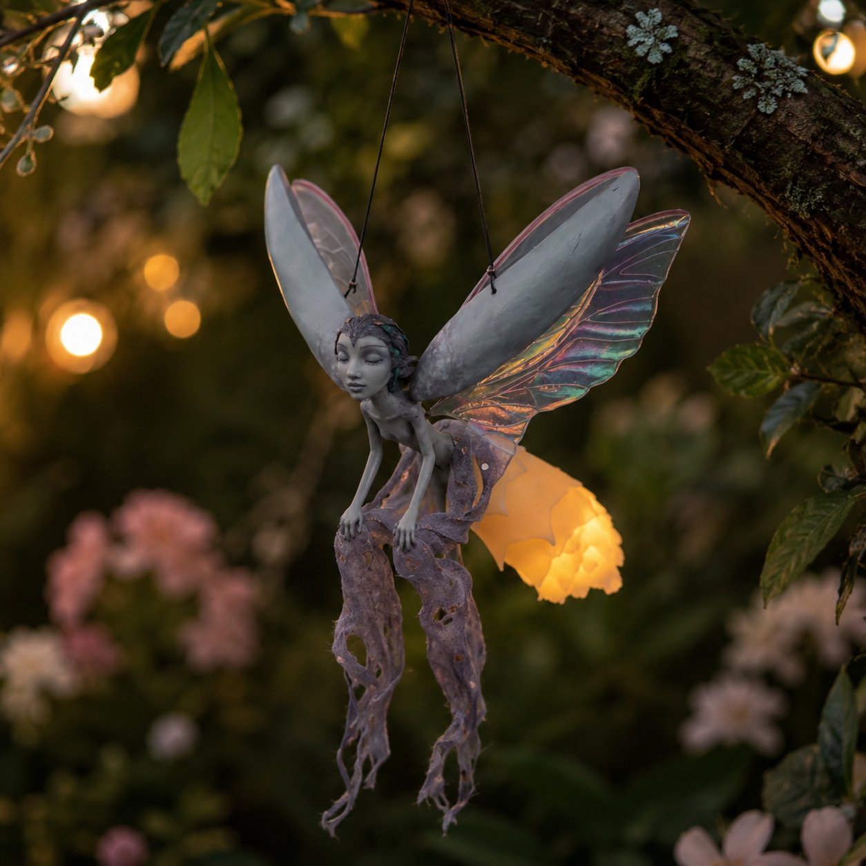 🌙 Mysterious Hanging Garden Spirit Light