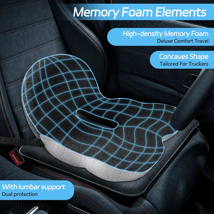 Non-Slip Memory Foam Seat Cushion