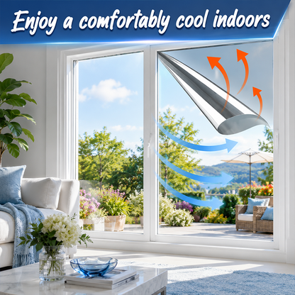🪟✨Static Cling Window Privacy Film UV Blocking Mirror Tint