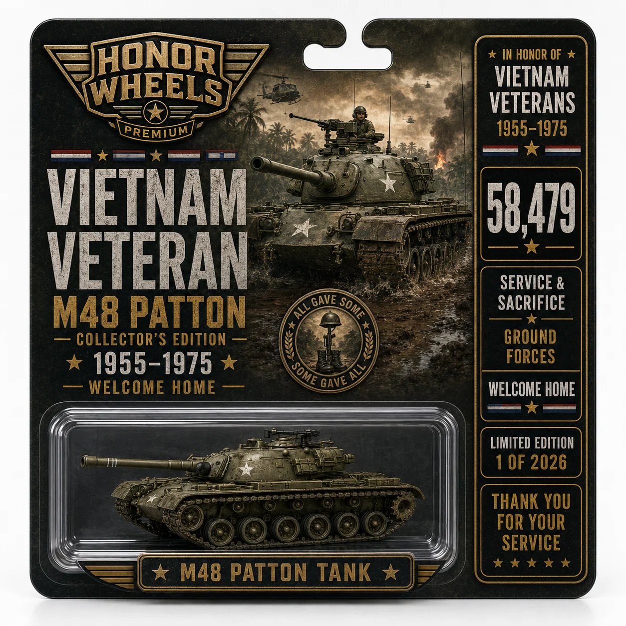 Vietnam Veteran Honor Wheels Collector’s Edition