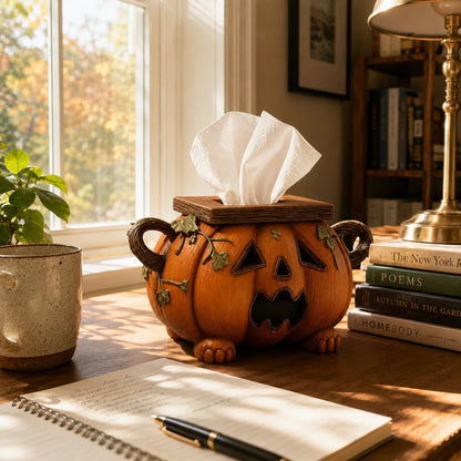 Pumpkin Halloween Tissue Box Cover