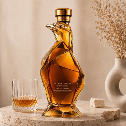The Famous Grouse 130th Anniversary Mascot Whiskey Bottle Decanter