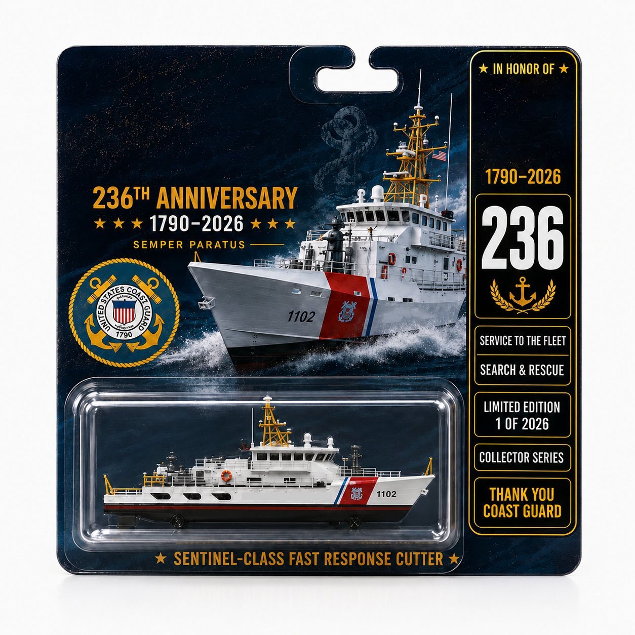 Elite Maritime Guardians 236th Anniversary Collector's Edition