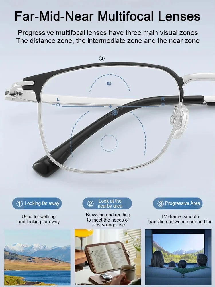49% OFF This Week Promotions🎉👓 Ultra Light Anti Blue Presbyopic Glasses