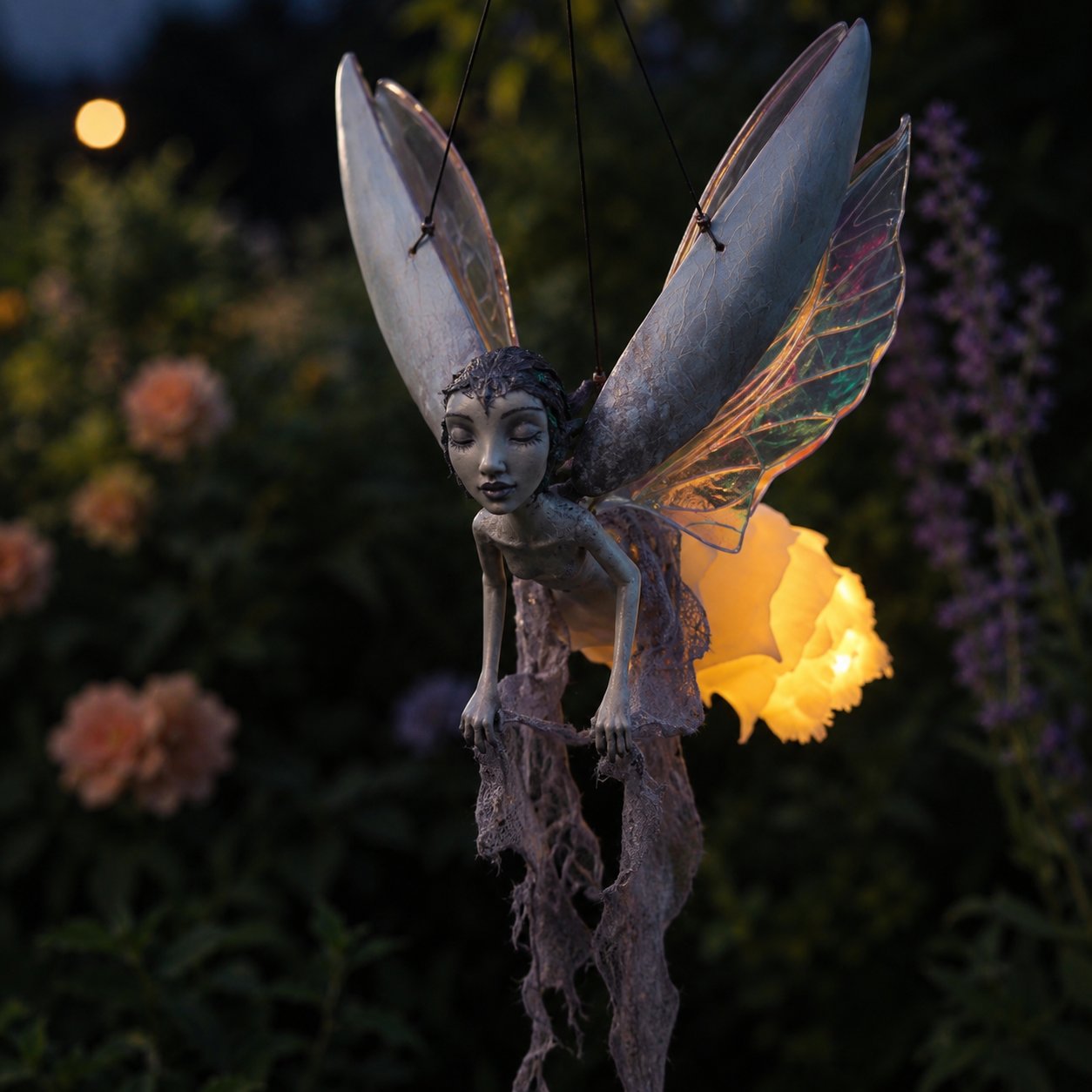 🌙 Mysterious Hanging Garden Spirit Light