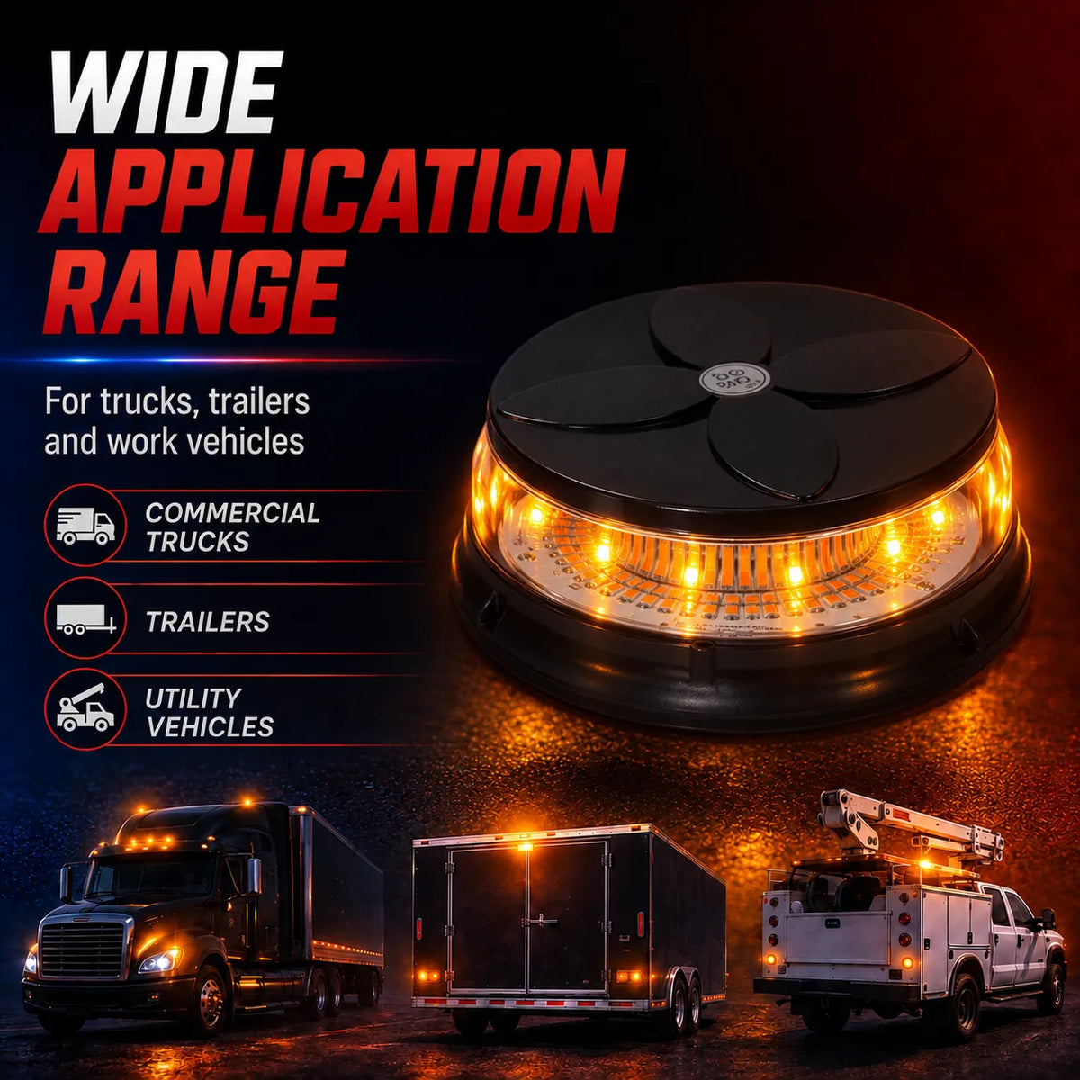 🚛💡 Truck Warning Lights — Enhance Road Safety with Bright & Reliable Visibility!
