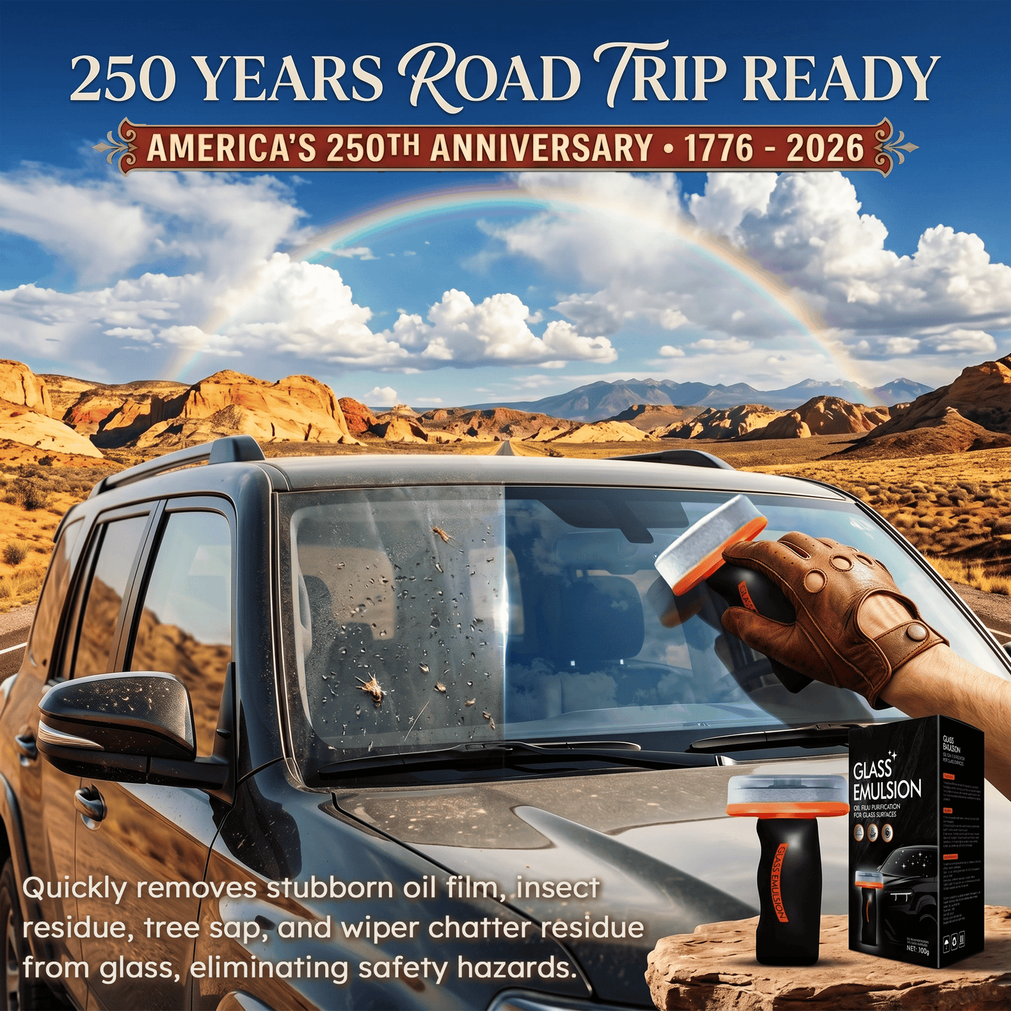 🔥 Magic Handheld Windshield Cleaner: Wipe Away Oil Film in Seconds!