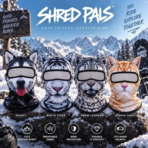 3D Cat Ski Balaclava Face Mask with Ears Animal Mask