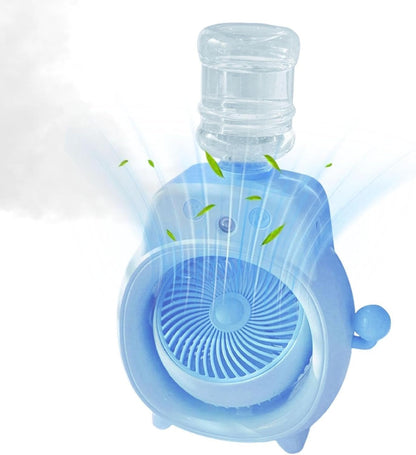 Portable Adjustable-Angle Humidifying Mist Fan