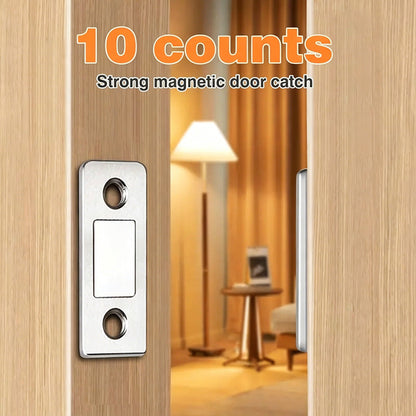 🚪🧲5 Counts Cabinet Magnetic Catch without Punching, Versatile for Cabinets, Drawers & Windows