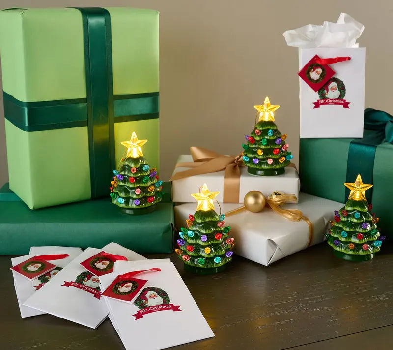 Mini Light-Up Christmas Tree Ornament