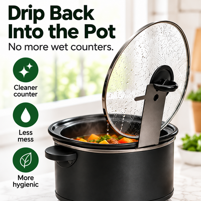 No-Mess Pot Lid Holder – Keep Drips Off Your Counter