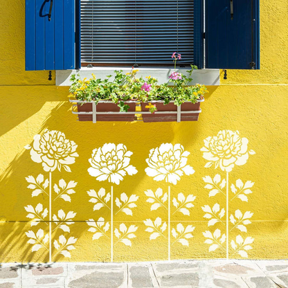 💐 Eptchn Garden Fence Large Flower Stencils🌻DIY Decoration BloomTrace