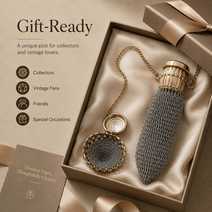 💰Vintage-Inspired Metal Mesh Coin Purse – Expandable Stainless Steel Pocket Wallet & Collectible Gift