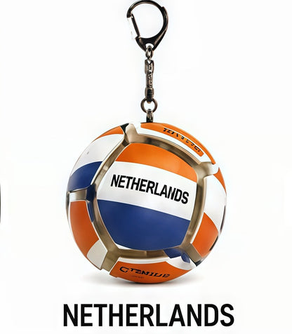 Keyboard click stress ball keychain⚽️