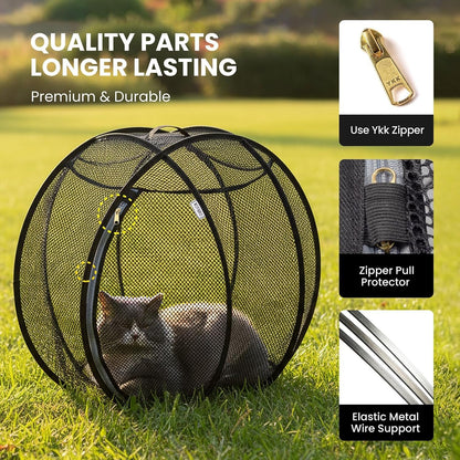 🐈New Portable 360° Cat Playpen – Their Safe Little Space Anywhere