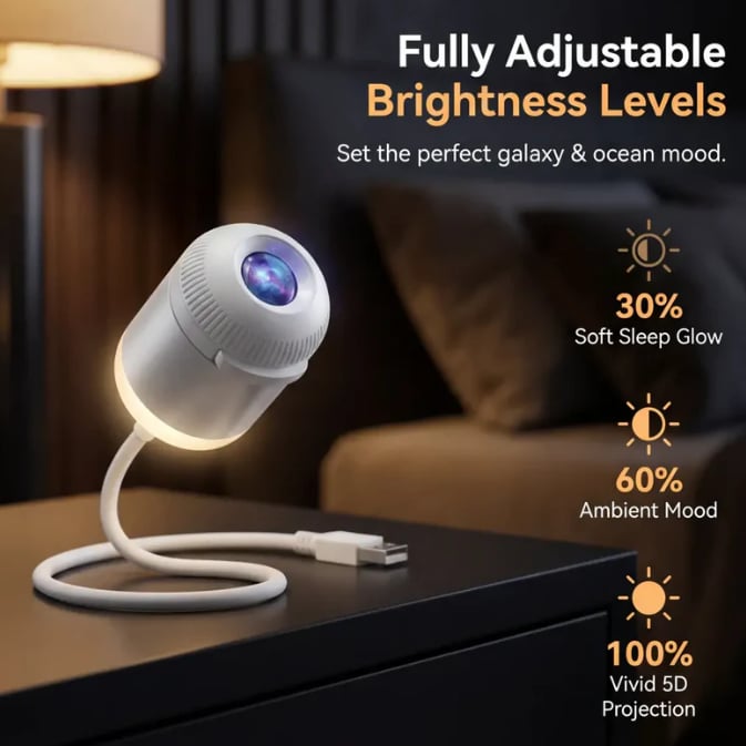 🔥LAST DAY 57% OFF - 🌌🌠HD Smart Holographic Night Light Projector