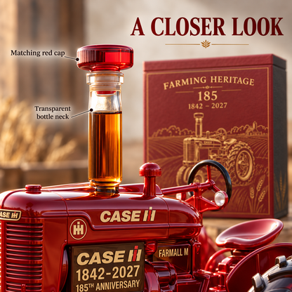 Case IH 185th Anniversary Whiskey Bottle