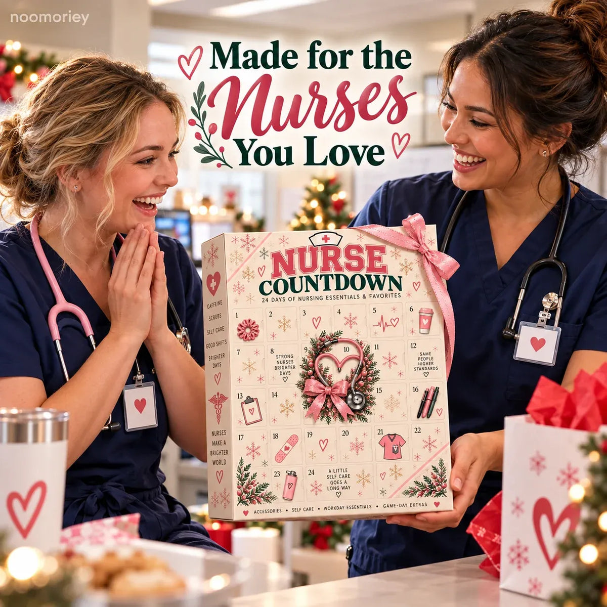 🎄🩺 24 Days of Nurse Christmas Surprises – A Different Healthcare-Inspired Design Behind Every Door