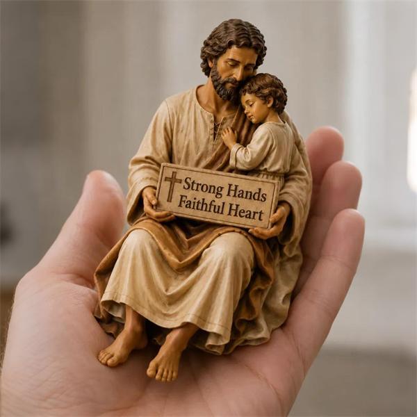 🔥Father's Day 65% OFF ✨Hand-Painted Ceramic Saint Joseph ✝️Protector of Fathers🙏