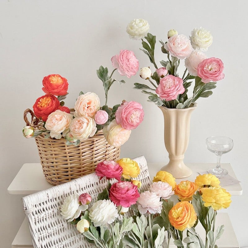 🌸 Lifelike Luxury Peony Flowers – The best gift for Mother's Day! 💐✨
