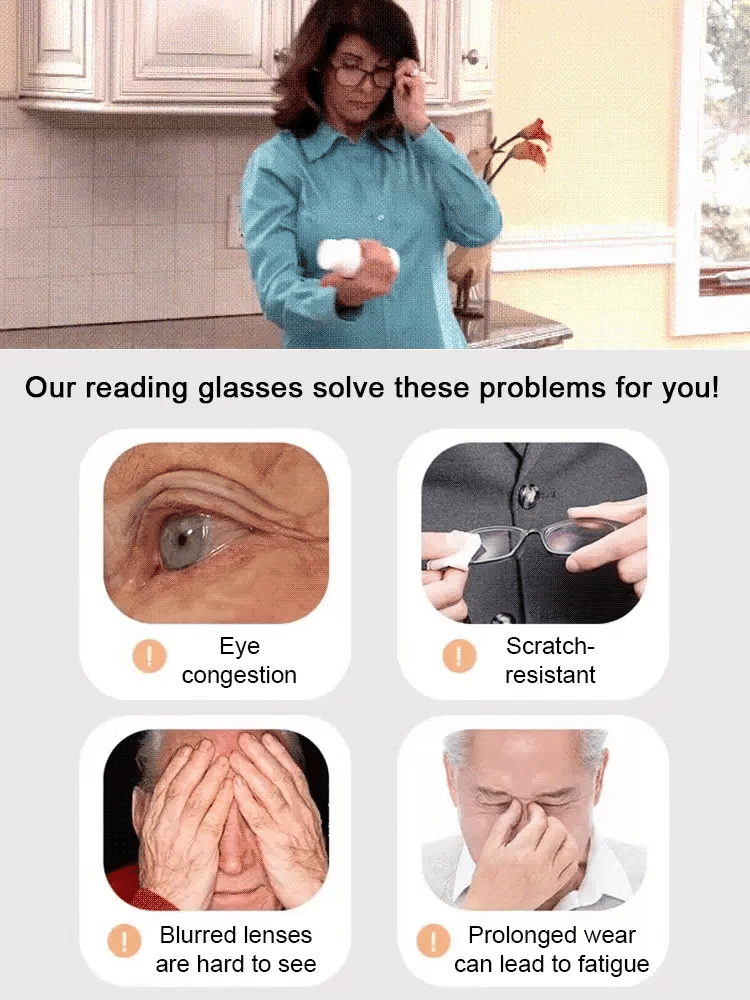 49% OFF This Week Promotions🎉👓 Ultra Light Anti Blue Presbyopic Glasses