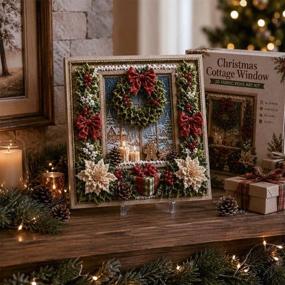 🎄🧵 Create Plush 3D Christmas Fabric Art | No-Needle Craft Kit