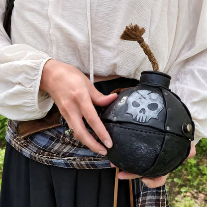 Gothic Pirate Skull Crossbody Bag