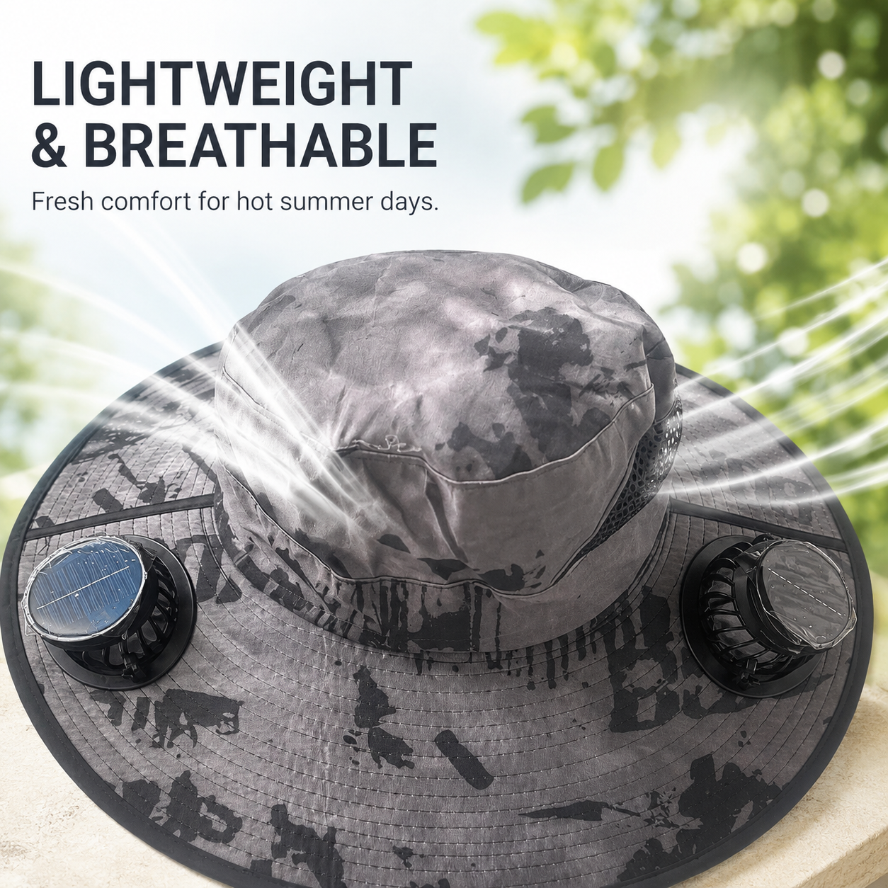 🔥HOT SALE 50% OFF🌞 Solar-Powered Cooling Hat | Stay Cool Outdoors, No Batteries Needed