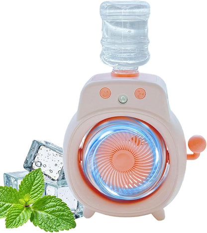 Portable Adjustable-Angle Humidifying Mist Fan