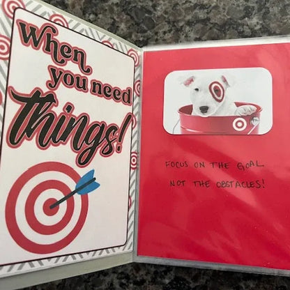 Christmas Gift Card Book 📚Hardcover & Durability Line