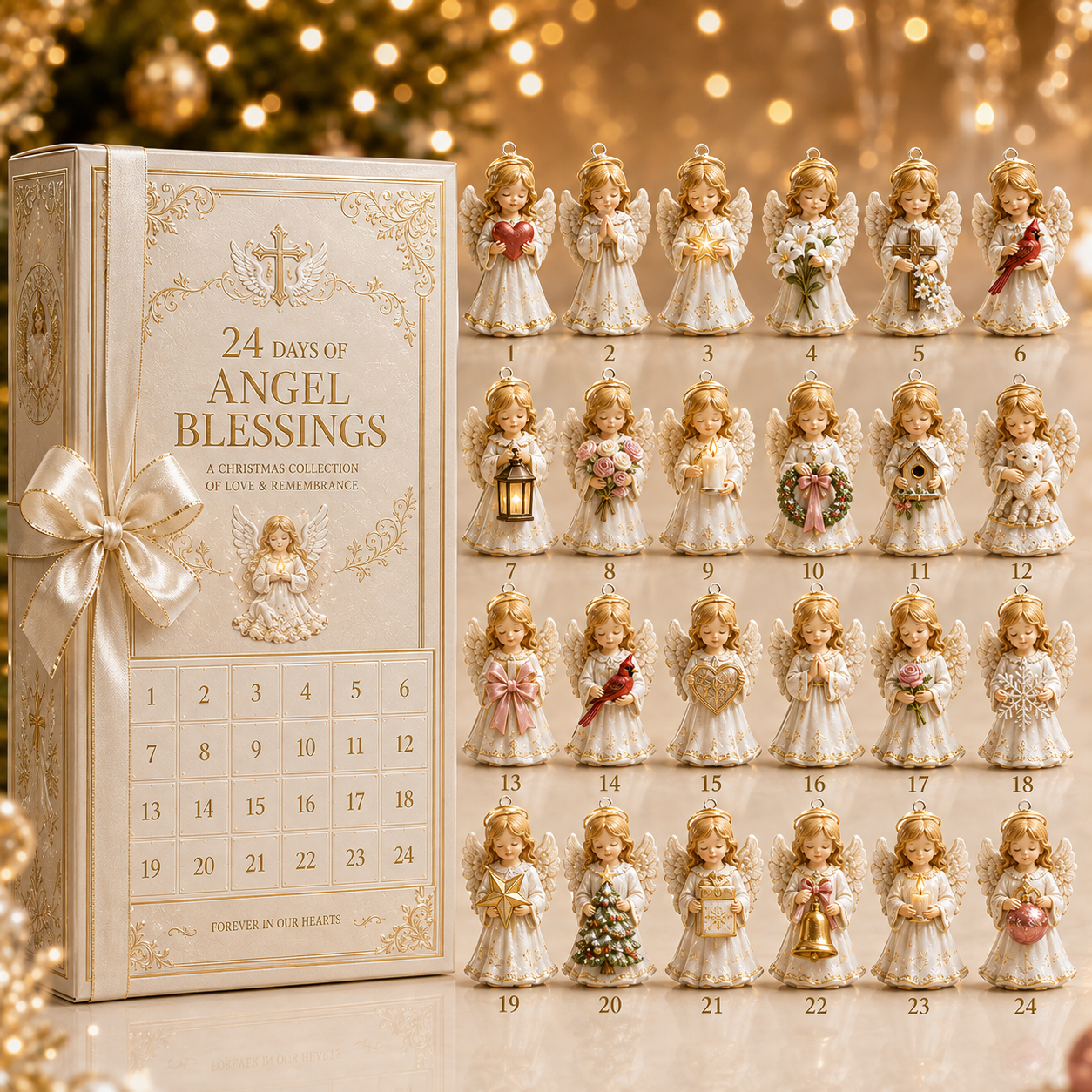 🔥24-Day Christmas Countdown Advent Calendar – Angel's Blessing