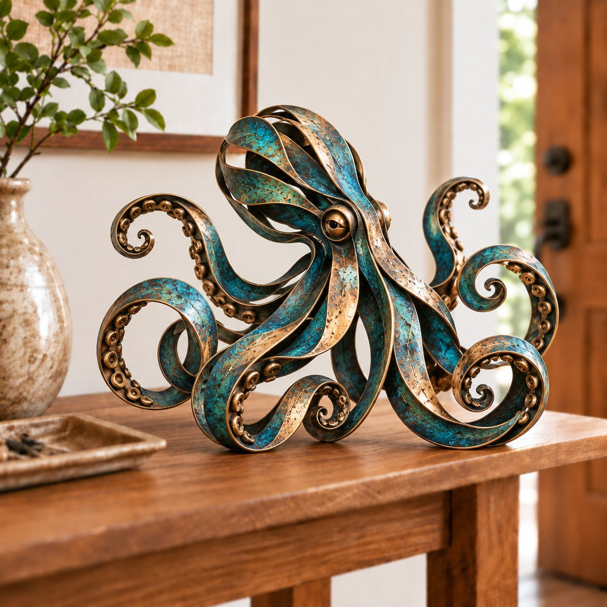 Ribbon Sculpture Decor