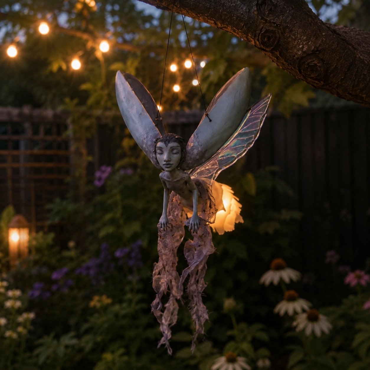 🌙 Mysterious Hanging Garden Spirit Light