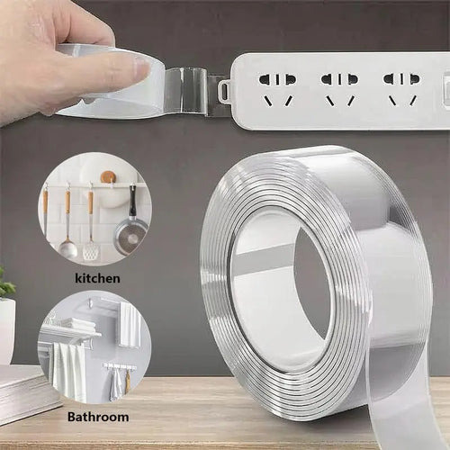 ✨🔄Ultra-strong Double Sided Adhesive Nano Tape