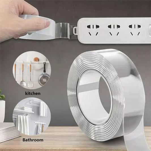 ✨🔄Ultra-strong Double Sided Adhesive Nano Tape
