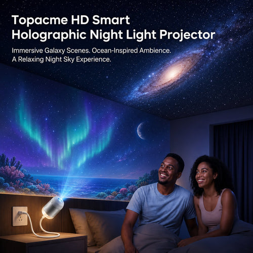 🔥LAST DAY 57% OFF - 🌌🌠HD Smart Holographic Night Light Projector
