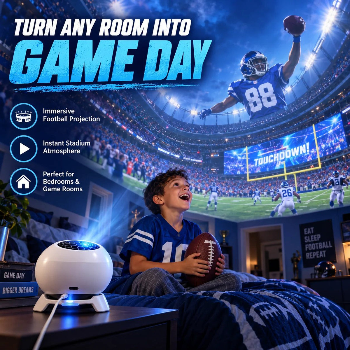 🐉🏰 Dragon Realm Immersive Projector – Transform Your Room into Castles, Enchanted Forests & Frozen Worlds ✨