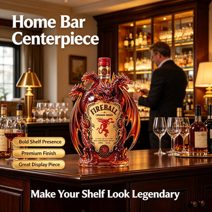🐉🔥 Legendary Dragon Bar Decanter – Sculpted Collector Bottle for Home Bar & Gifting