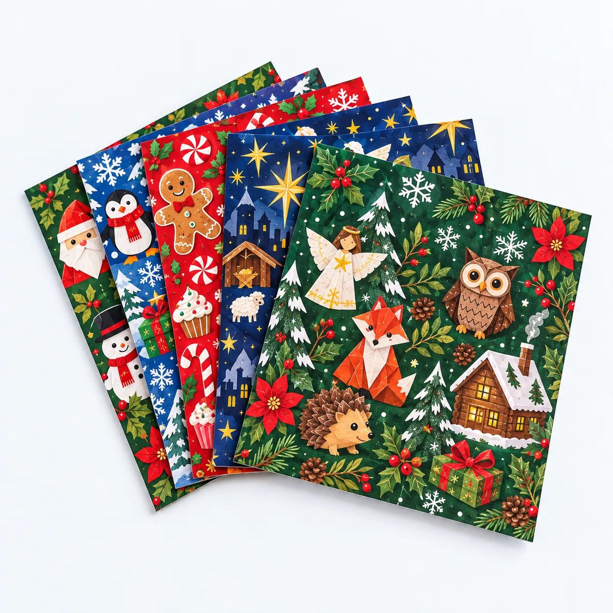 🎄Beginner-Friendly 3D Christmas Paper Craft Kit | Easy Layered DIY Holiday Decoration ✨