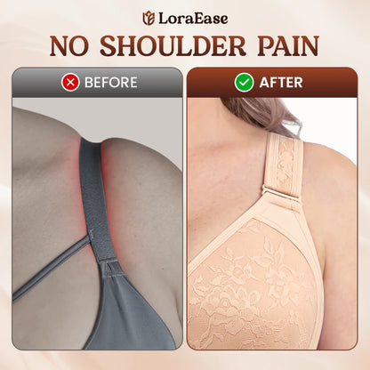 LoraEase - Easy-on Front Wrap Everyday Bra