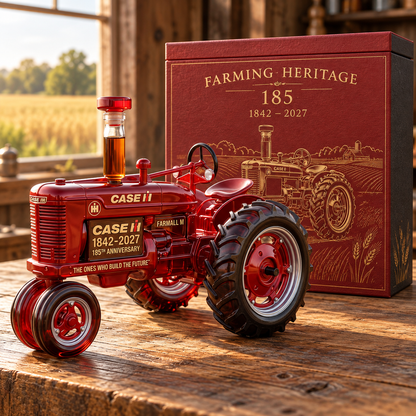 Case IH 185th Anniversary Whiskey Bottle