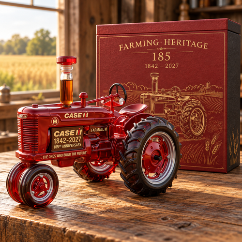 Case IH 185th Anniversary Whiskey Bottle