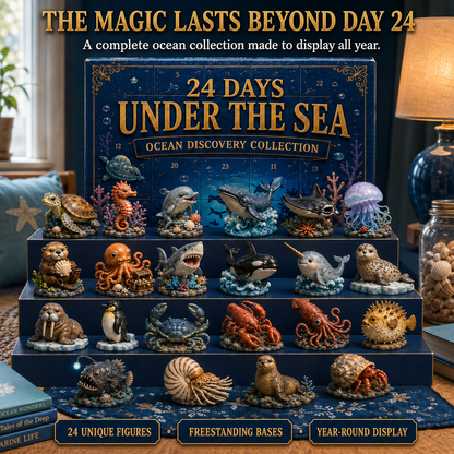 🌊 24 Days Under the Sea Ocean Discovery Countdown Calendar